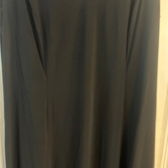 Danny & Nicole Women's Black Fit Flare Sleeveless Knee length Knit Dress Sz 18W - Picture 2 of 11